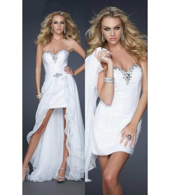 къса или дълга сватбена рокля 2 в 1 къса или дълга сватбена рокля 2 в 1