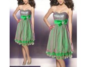 кокетна бална рокля в свеж микс от гами