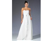 луксозна бутикова рокля в слонова кост високо качество в мини размери